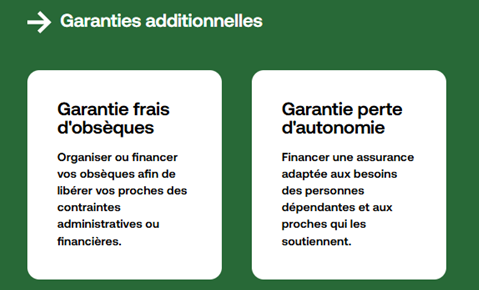 Garanties additionnelles